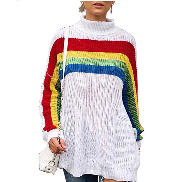 🌈🌈women turtleneck sweater - Picture 2 of 5